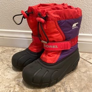 Sorel snow boot girls sz12